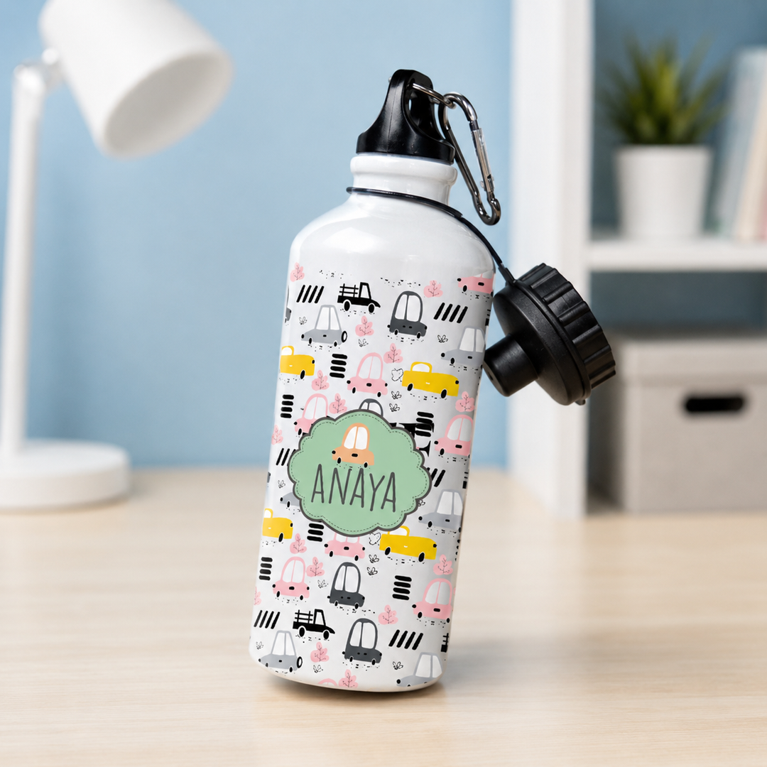 Sipper Bottles - Vintage Cars