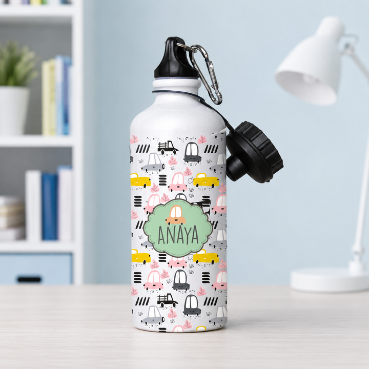 Sipper Bottles - Vintage Cars