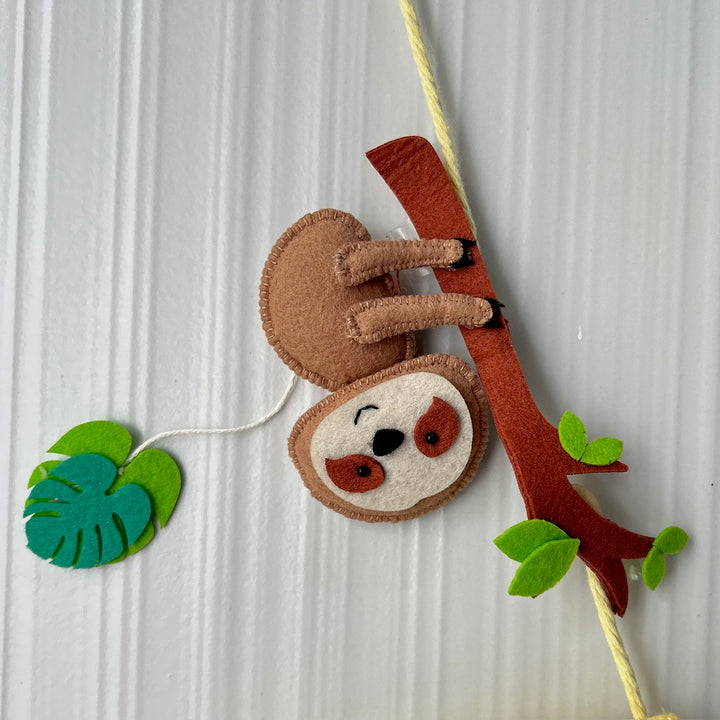 Babble Wrap Sloth Sanctuary Name Bunting/Garland