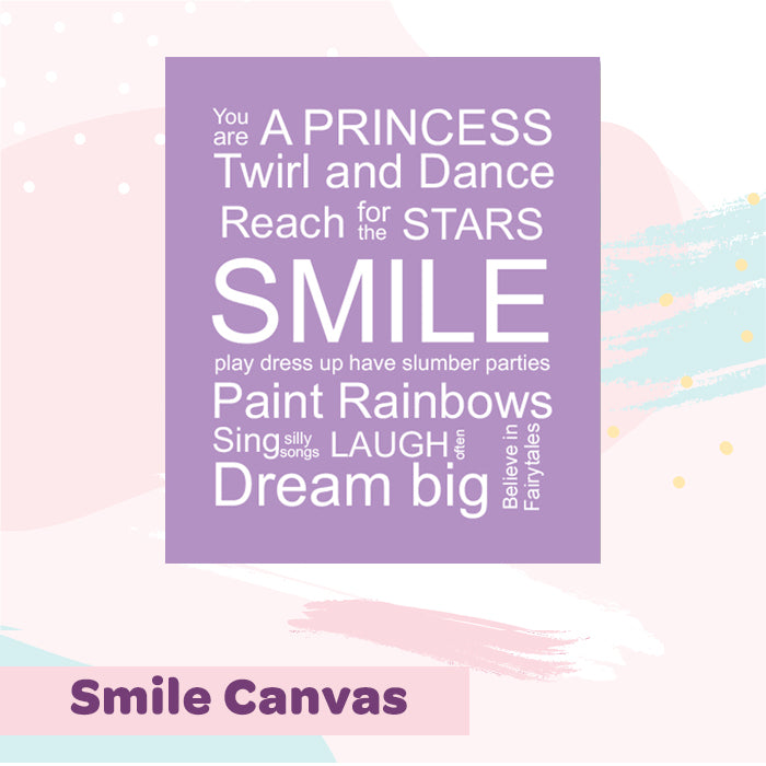 Smile Canvas For Wall (Set of 2)