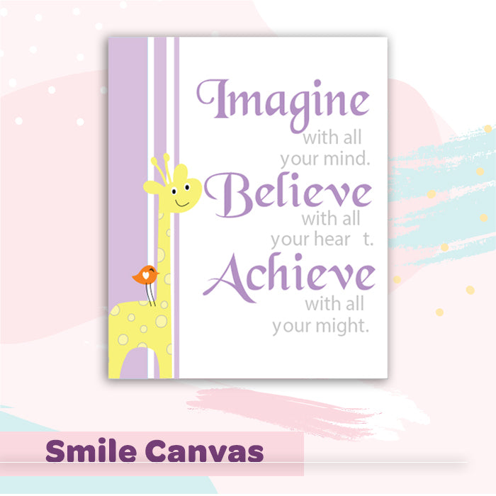 Smile Canvas For Wall (Set of 2)