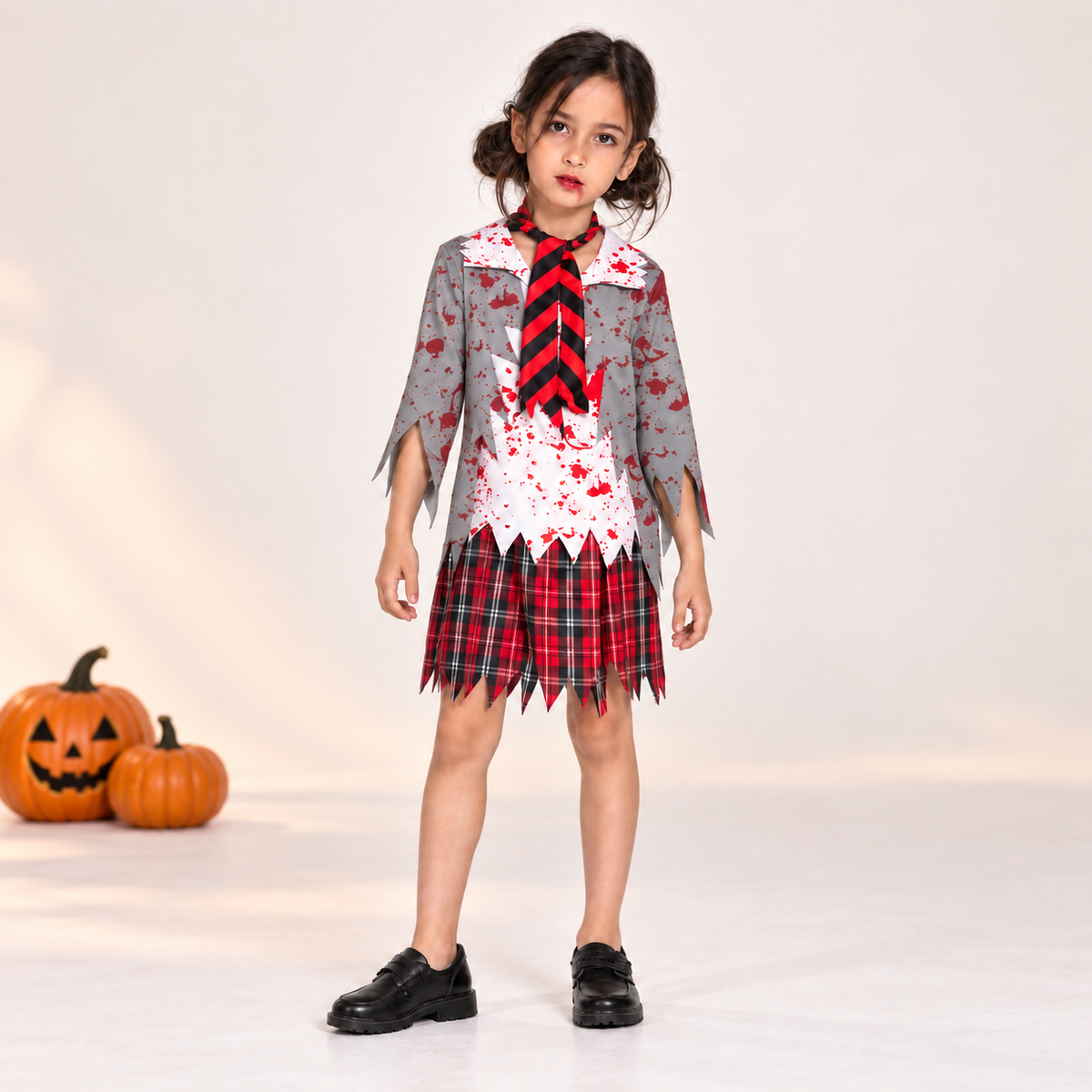 Spooky Schoolgirl Halloween Costume