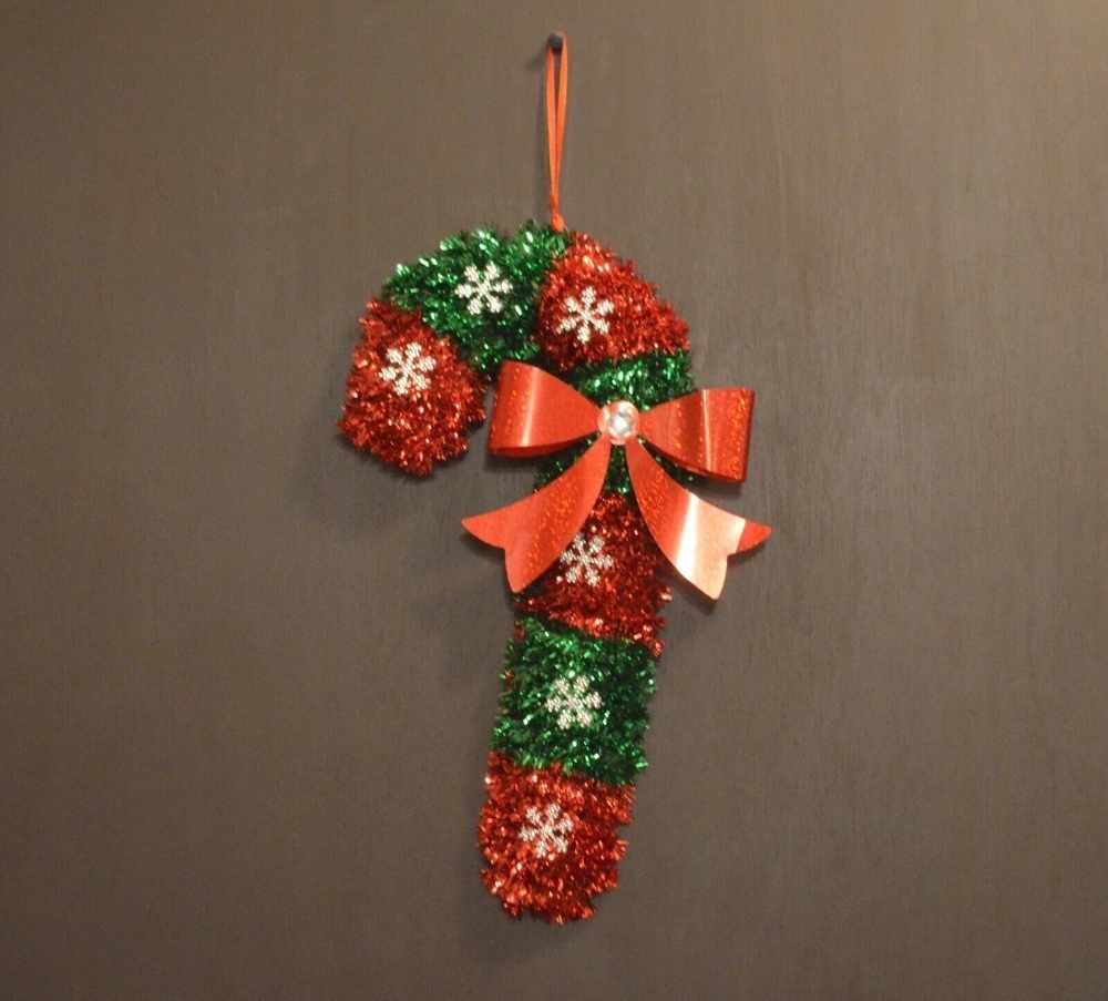 Babble Wrap Streamer Candy Cane Ornament