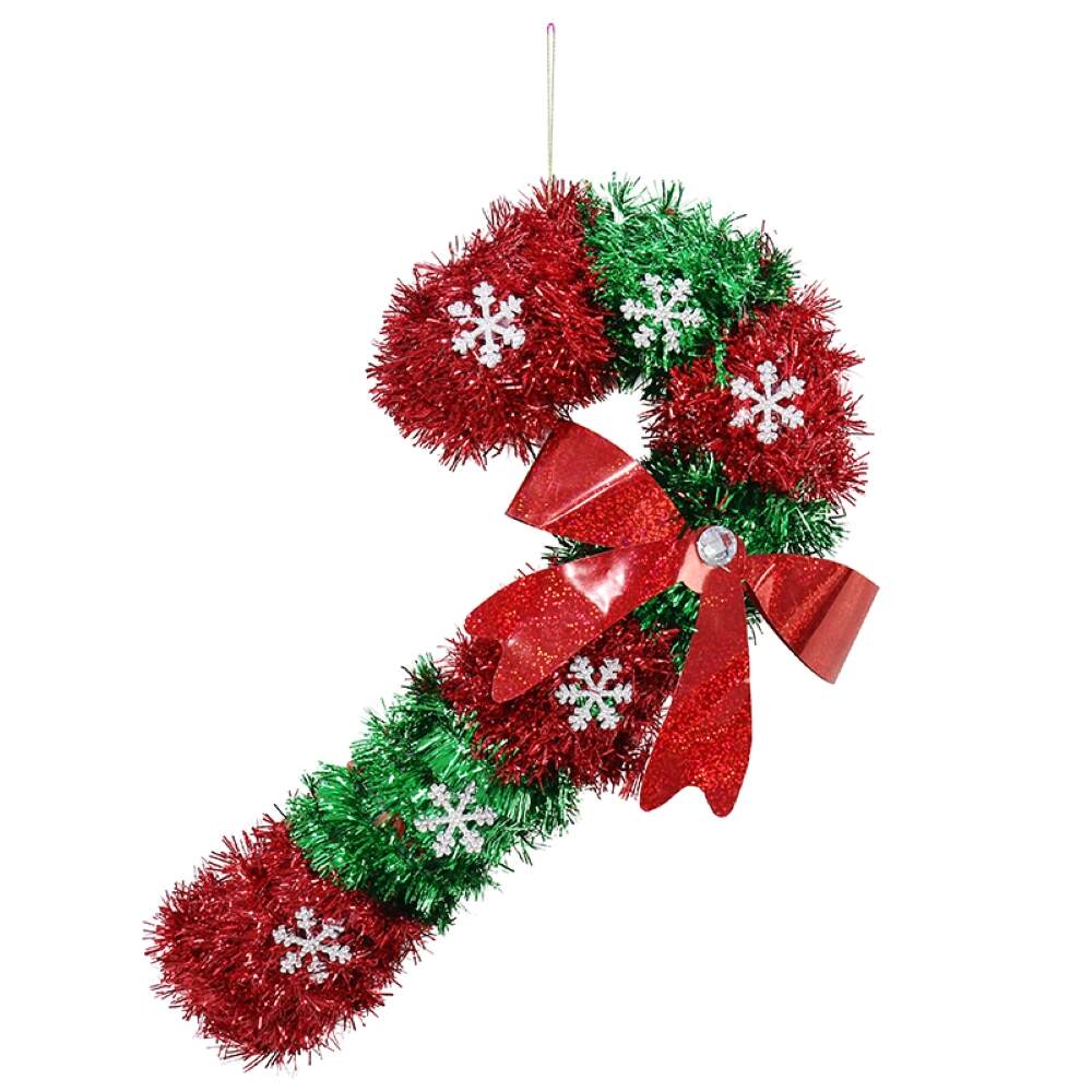 Babble Wrap Streamer Candy Cane Ornament