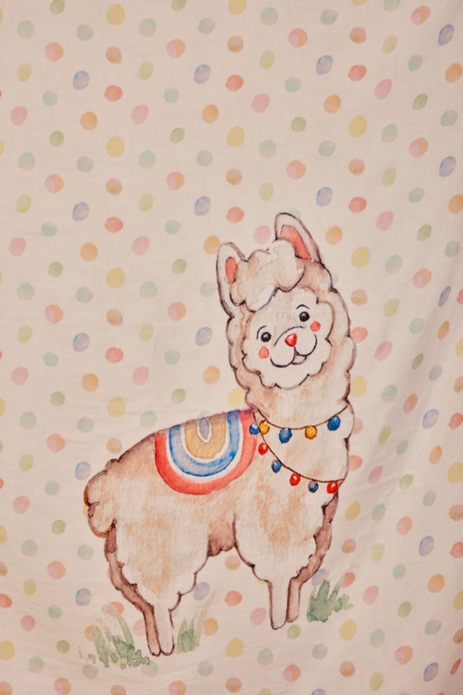 Ooh la llama Light Musline Blanket