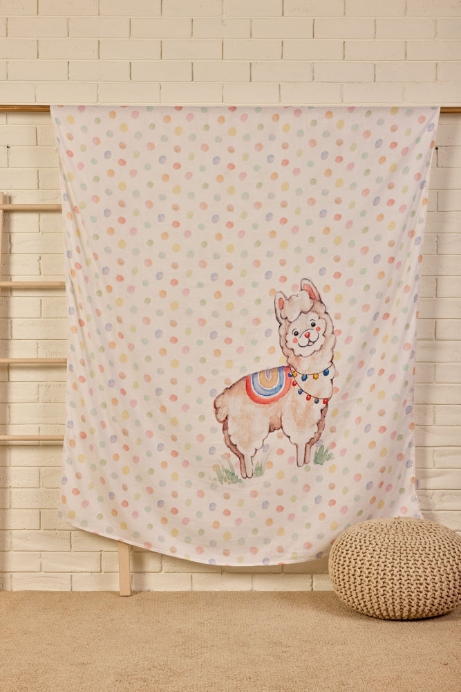 Ooh la llama Light Musline Blanket