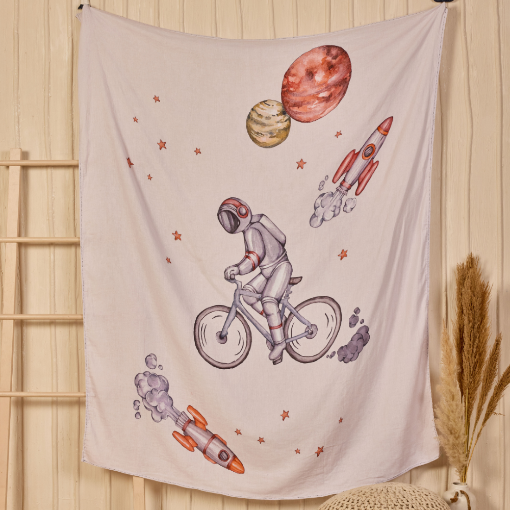 To the Moon and Back Light Musline Blanket