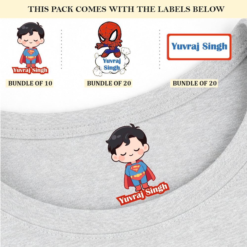 SuperKid Iron On Label ( Pack of 50 )