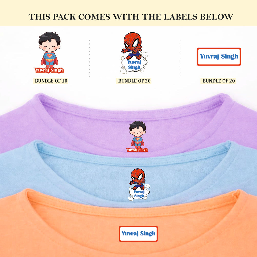 SuperKid Iron On Label ( Pack of 50 )