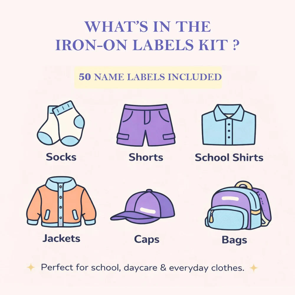 SuperKid Iron On Label ( Pack of 50 )