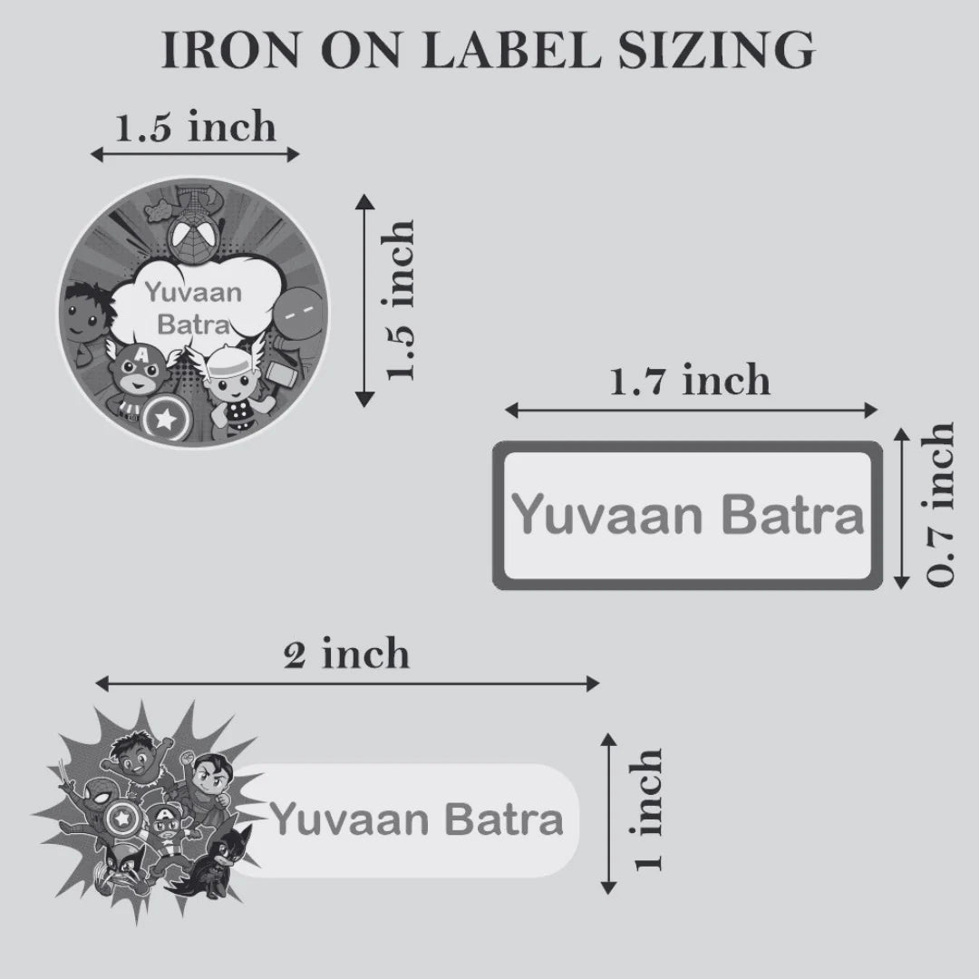 SuperKid Iron On Label ( Pack of 50 )