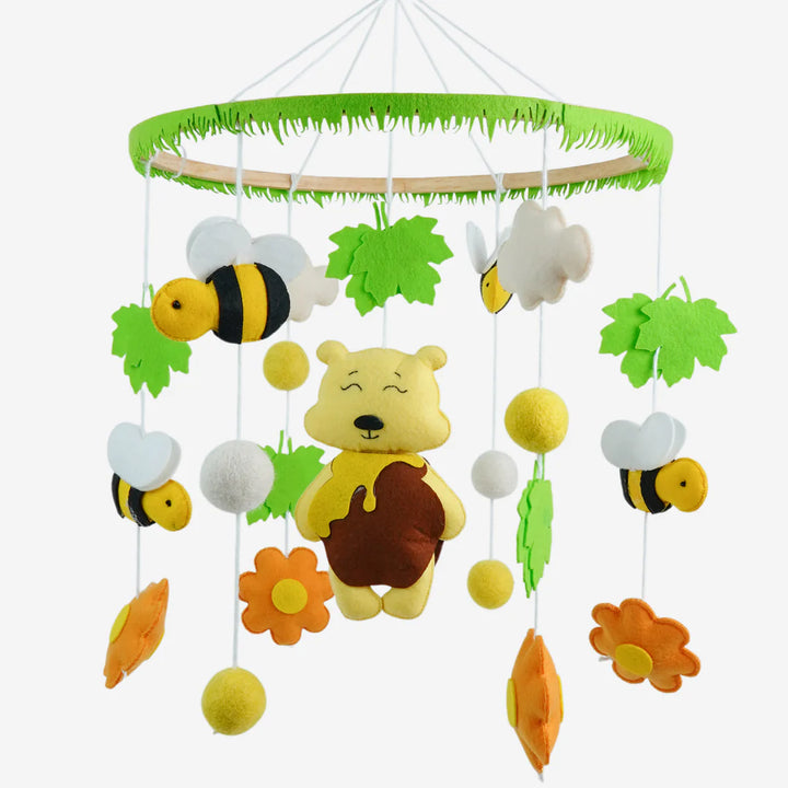 Sweet Honey Dreams Cot Mobile & Bunting Combo