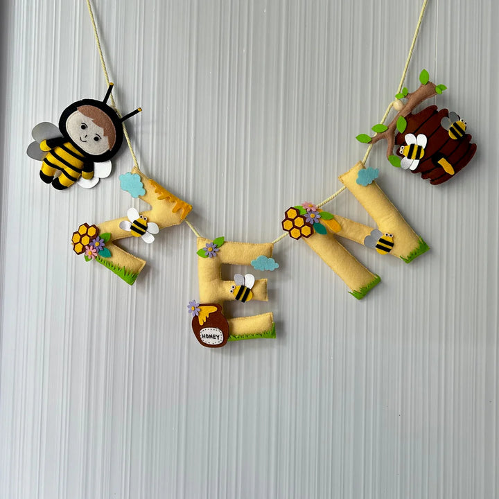 Sweet Honey Dreams Cot Mobile & Bunting Combo