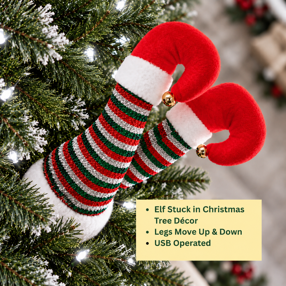 Swinging Legs - Naughty Elf