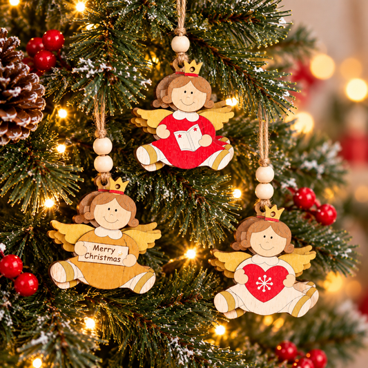 The Angelic Trio Ornaments (Set of 3 & 6)
