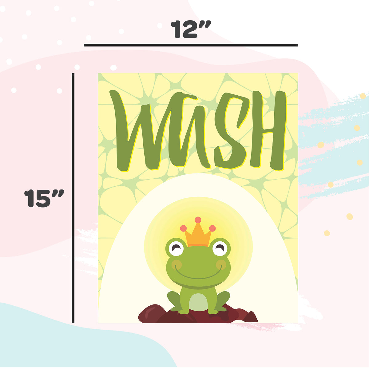 The Frog Prince Bathroom Frames for Wall (Set of 3)