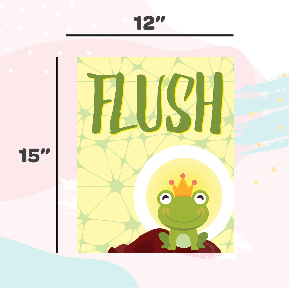 The Frog Prince Bathroom Frames for Wall (Set of 3)