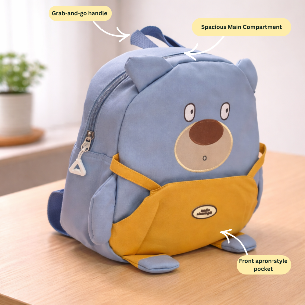Tiny Teddy Tales Preschool Collection - Baby Blue Buddy Backpack