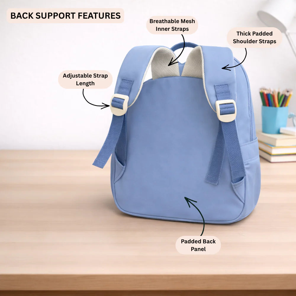 Tiny Teddy Tales Preschool Collection - Blueberry Buddy Backpack