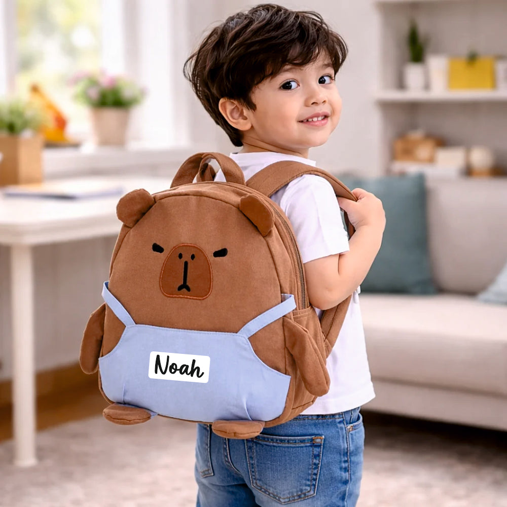 Tiny Teddy Tales Preschool Collection - Mocha Cub Backpack