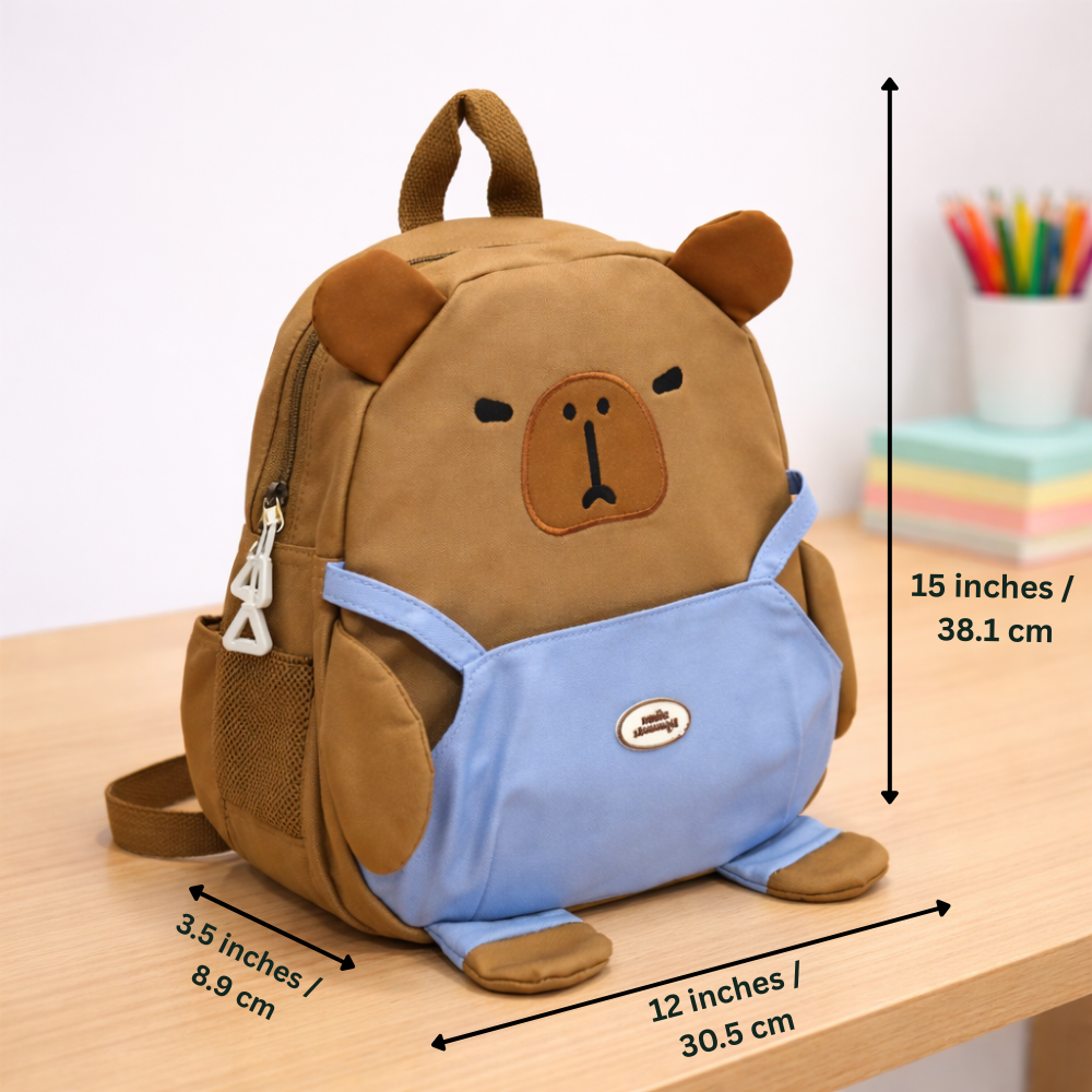 Tiny Teddy Tales Preschool Collection - Mocha Cub Backpack