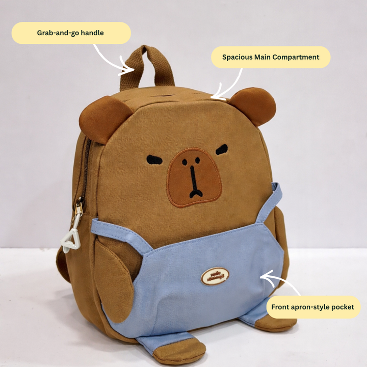 Tiny Teddy Tales Preschool Collection - Mocha Cub Backpack