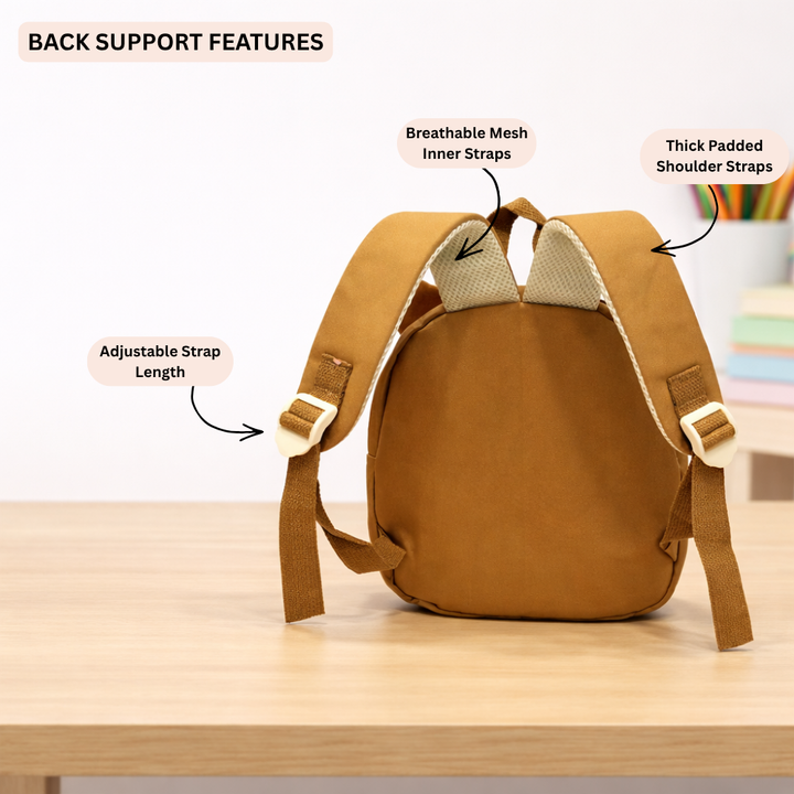 Tiny Teddy Tales Preschool Collection - Mocha Cub Backpack