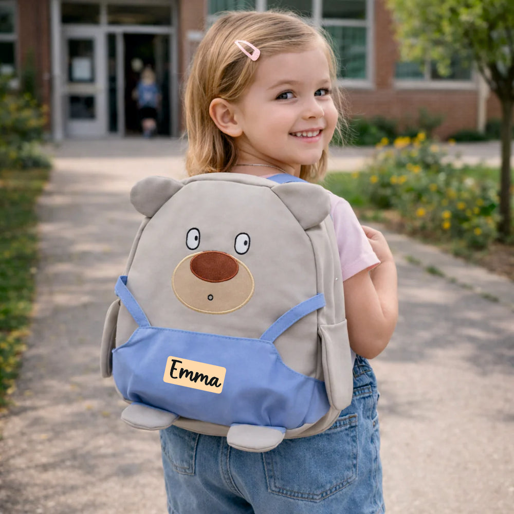 Tiny Teddy Tales Preschool Collection - Oatmeal Cub Backpack
