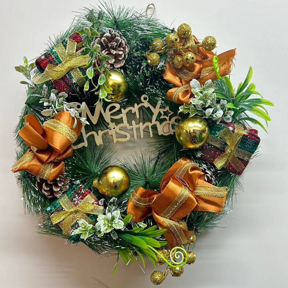 Babble Wrap Treasure Trove Twirl Wreath