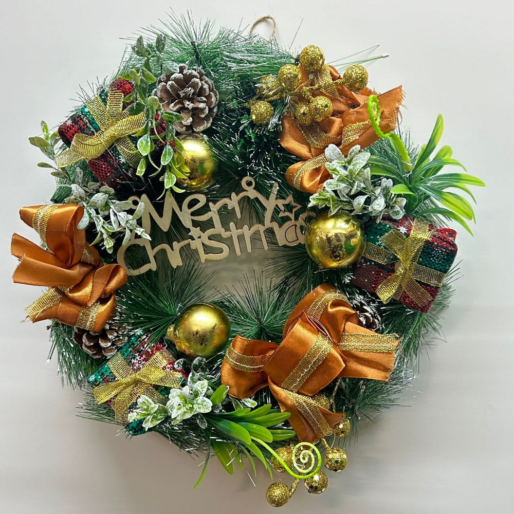 Babble Wrap Treasure Trove Twirl Wreath