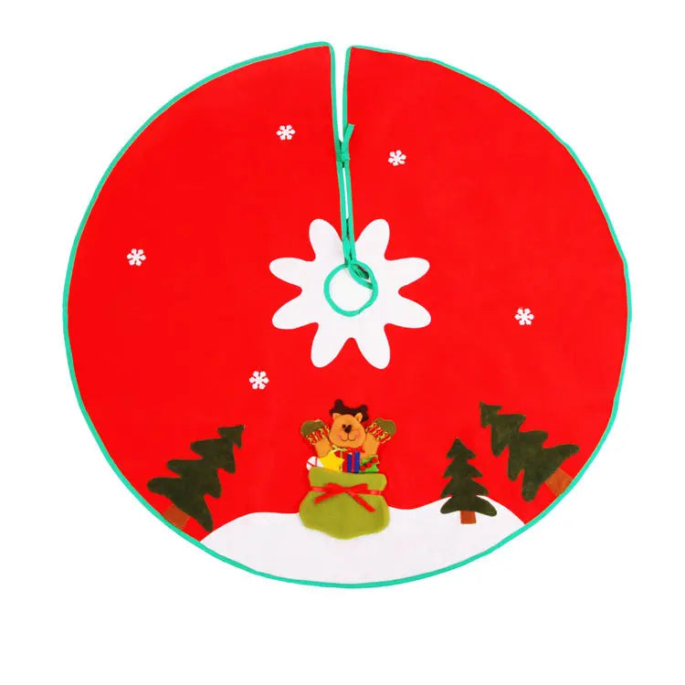 Babble Wrap 42" Tree Skirt - Reindeer Fun