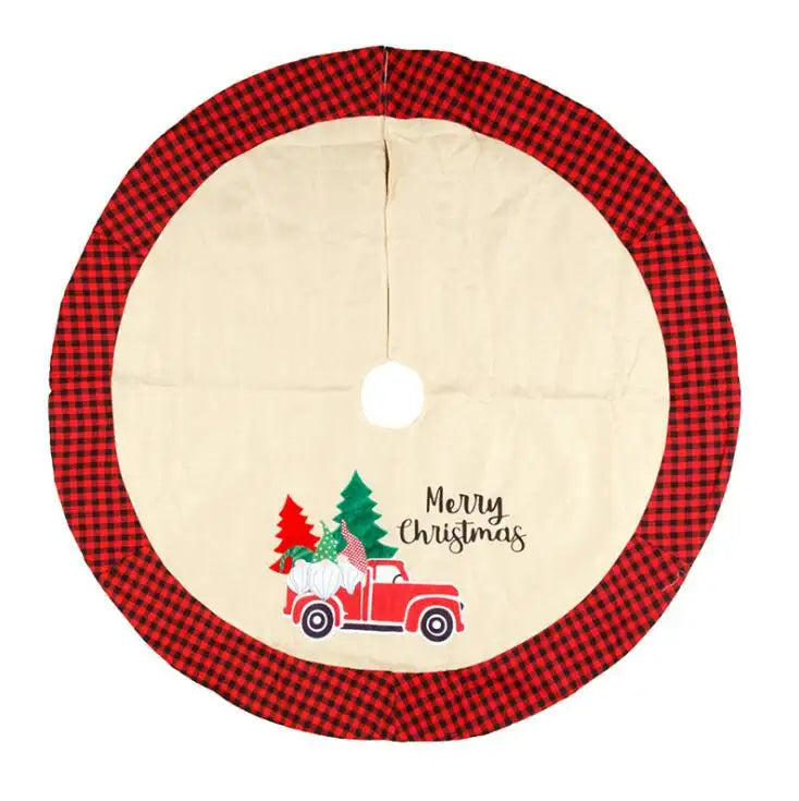 Babble Wrap 42" Tree Skirt - Santa's Joyride