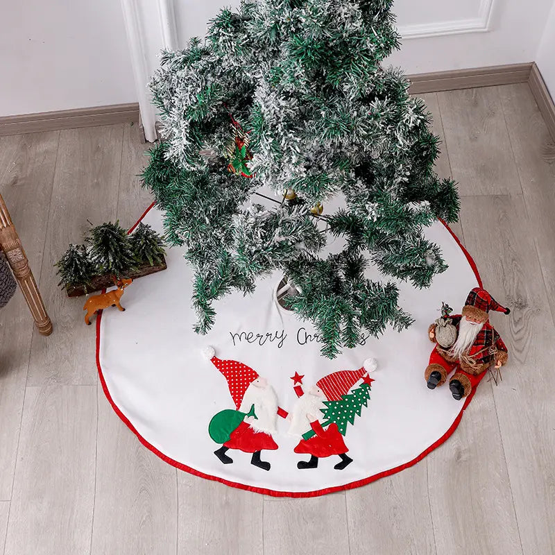 Babble Wrap 42" Tree Skirt - Santa's Wonderland