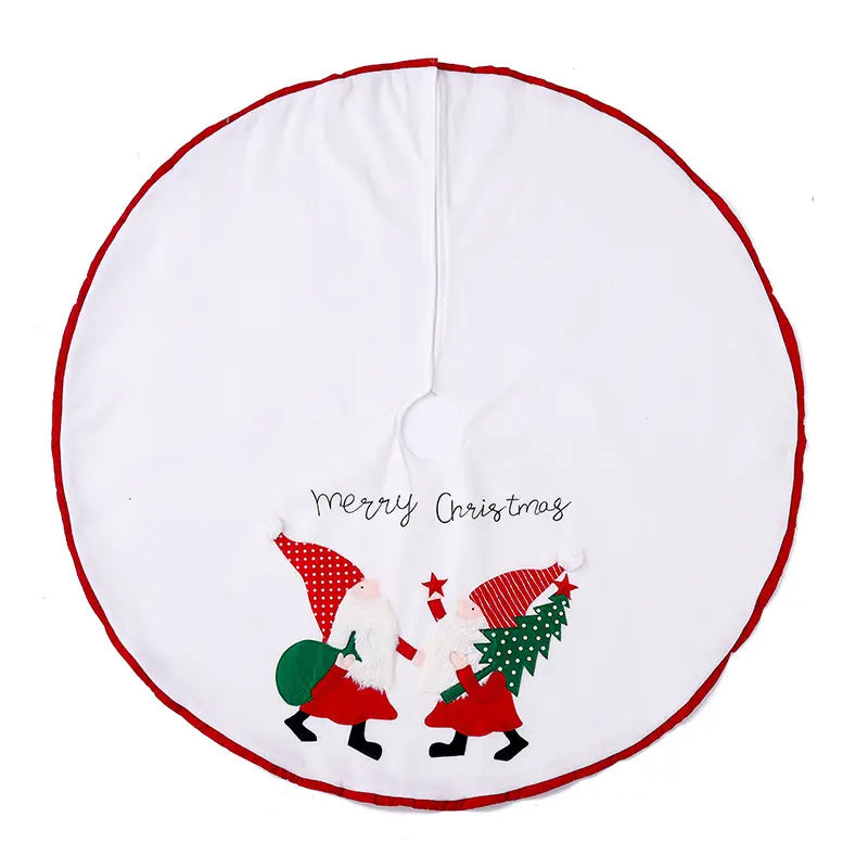 Babble Wrap 42" Tree Skirt - Santa's Wonderland