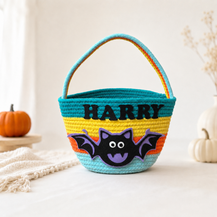 Trick-or-Treat Basket – Midnight Bat