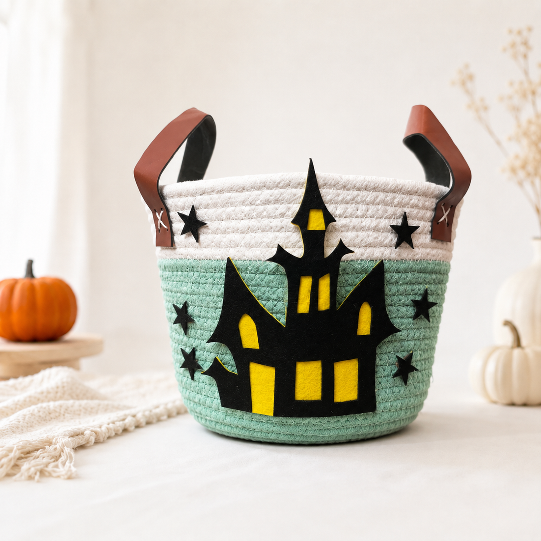 Trick-or-Treat Basket – Spooky Castle