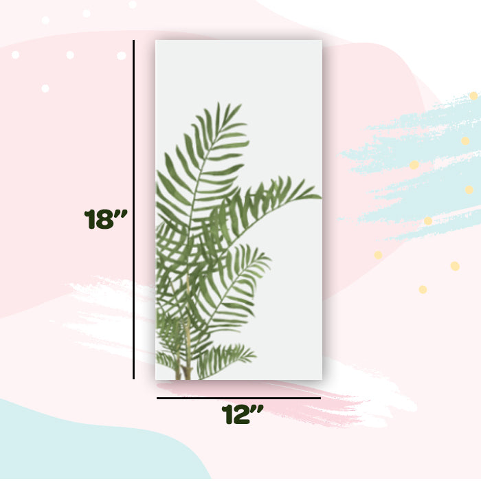 Tropical Leaves Canvas For Wall (Set of 3)