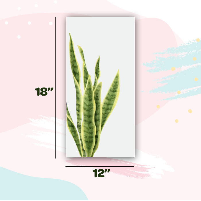 Tropical Leaves Canvas For Wall (Set of 3)