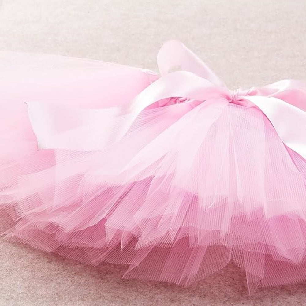 Tutu Skirt - Pastel Pink (with Hairband)