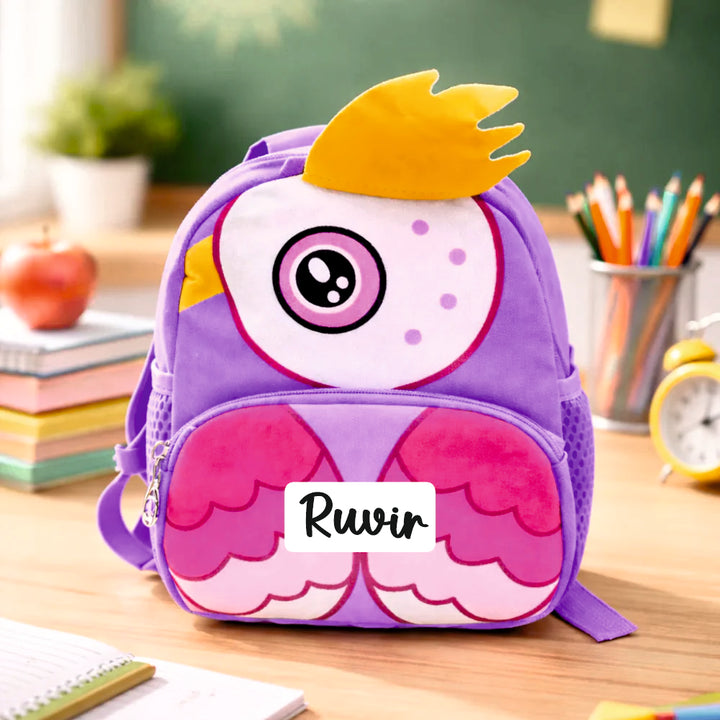 Twinkle Owl Nursery School and Travel Backpack for Boys & Girls