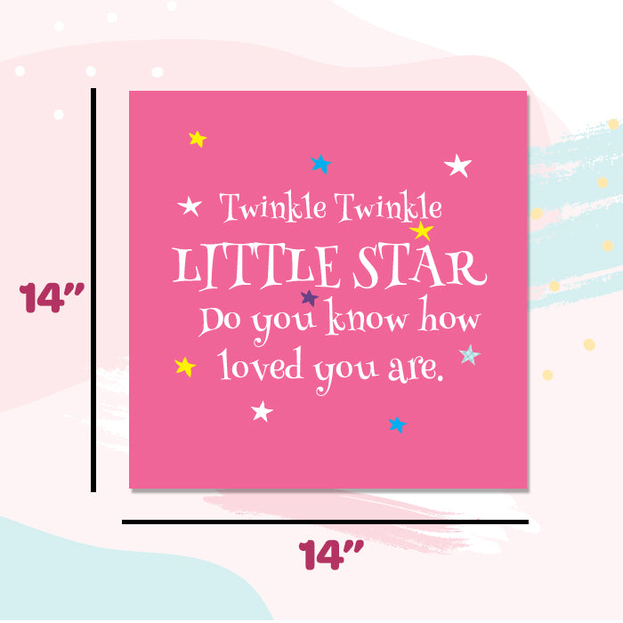 Twinkle Twinkle Canvas For Wall (Set of 3)