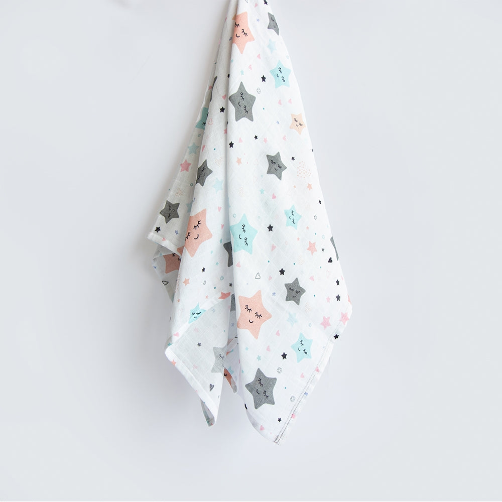 Twinkly Stars - Organic Luxury Swaddle