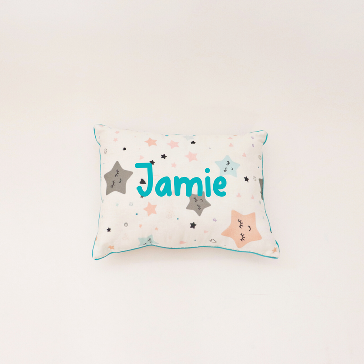 Twinkly Stars- Throw Cushion (Blue)