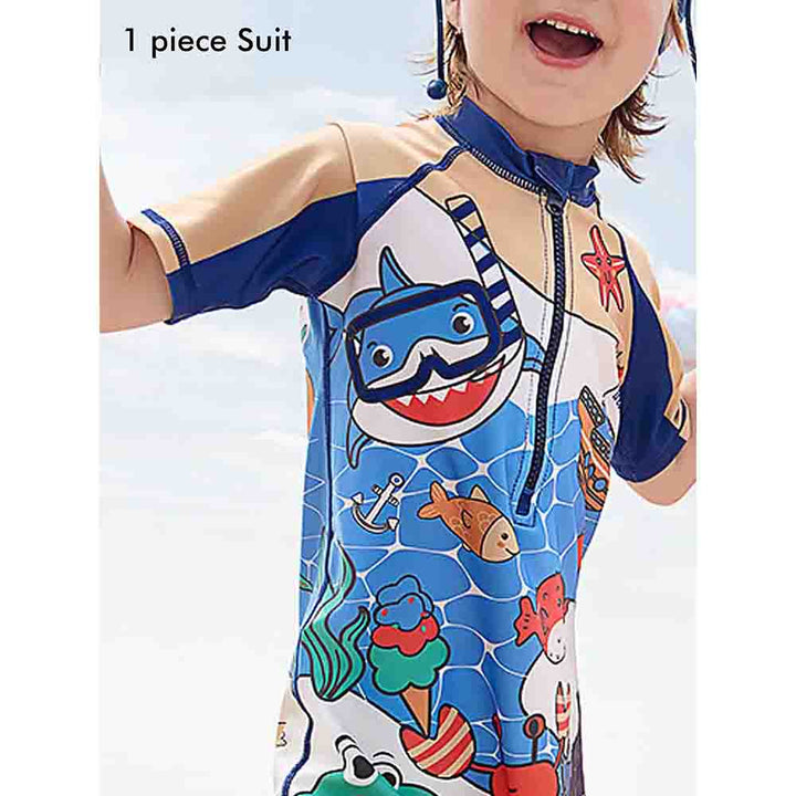 Under Sea theme Swimwear for Kids & Toddlers with UPF 50+