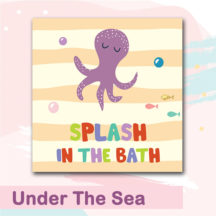 Under The Sea Bathroom Frames for Wall (Set of 4)