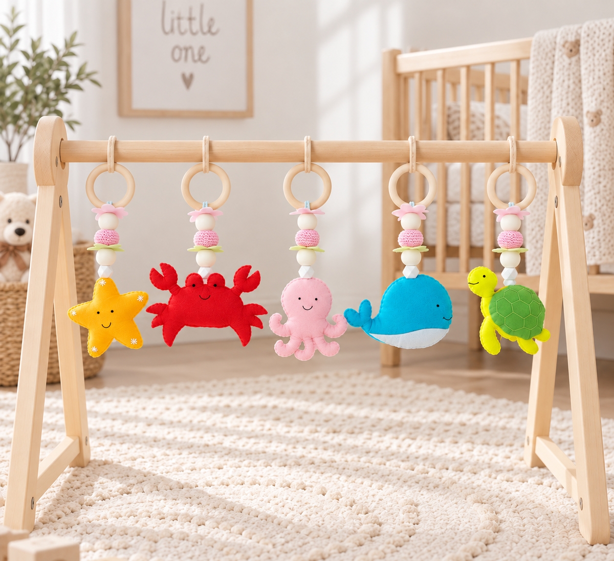 Under the Sea Adventures – Wooden Baby Play Gym