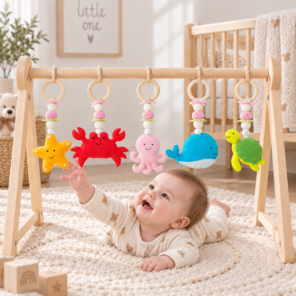 Under the Sea Adventures – Wooden Baby Play Gym