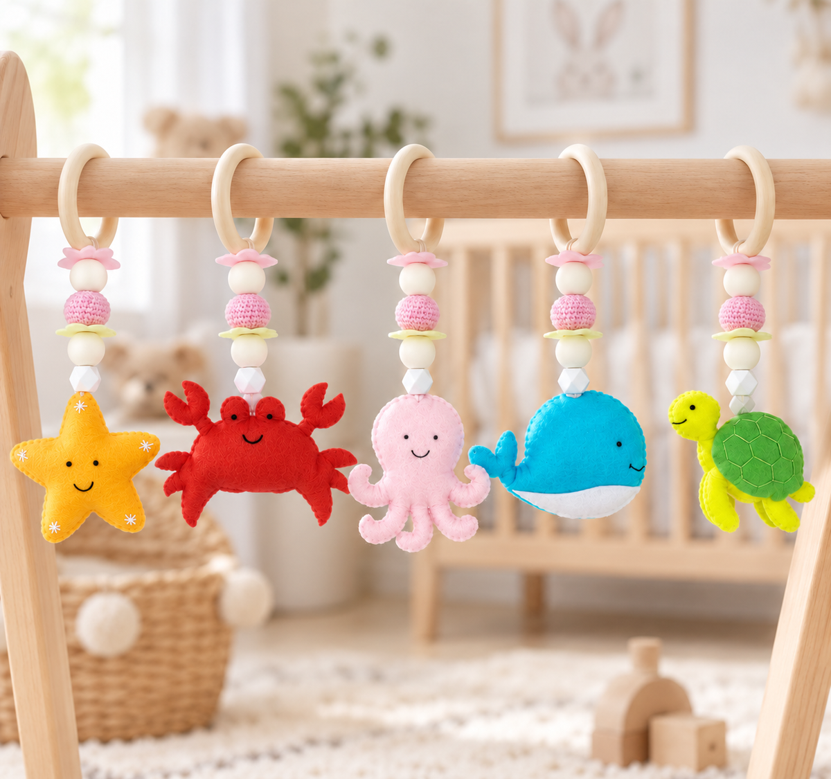 Under the Sea Adventures – Wooden Baby Play Gym