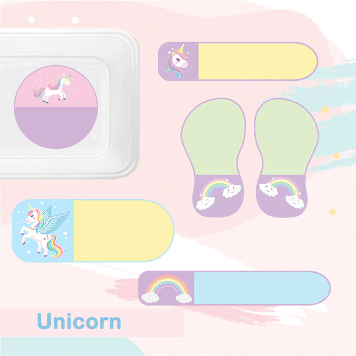 Unicorn Name Labels - Complete/Split/Iron Ons Packs