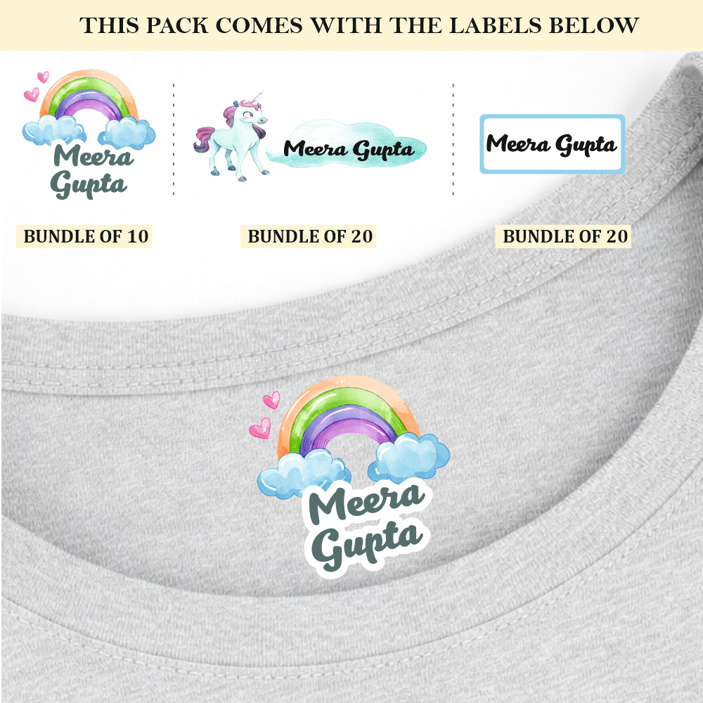 Unicorn Magic Iron On Label ( Pack of 50 )